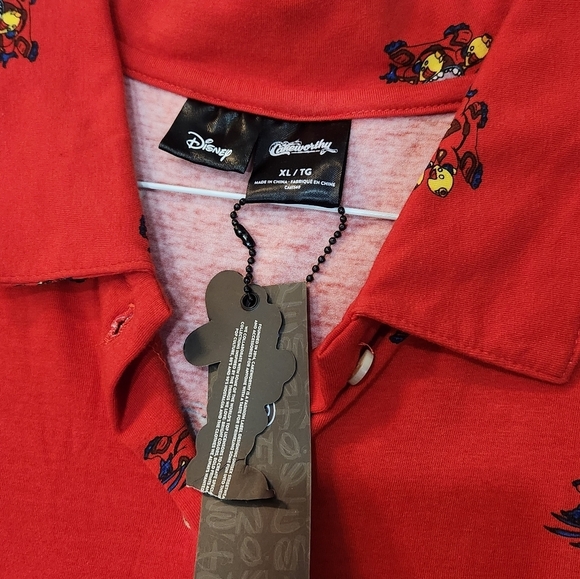 Disney Cakeworthy Red Juniors Dress with Stitch Character Print Size Xlarge - Picture 7 of 8